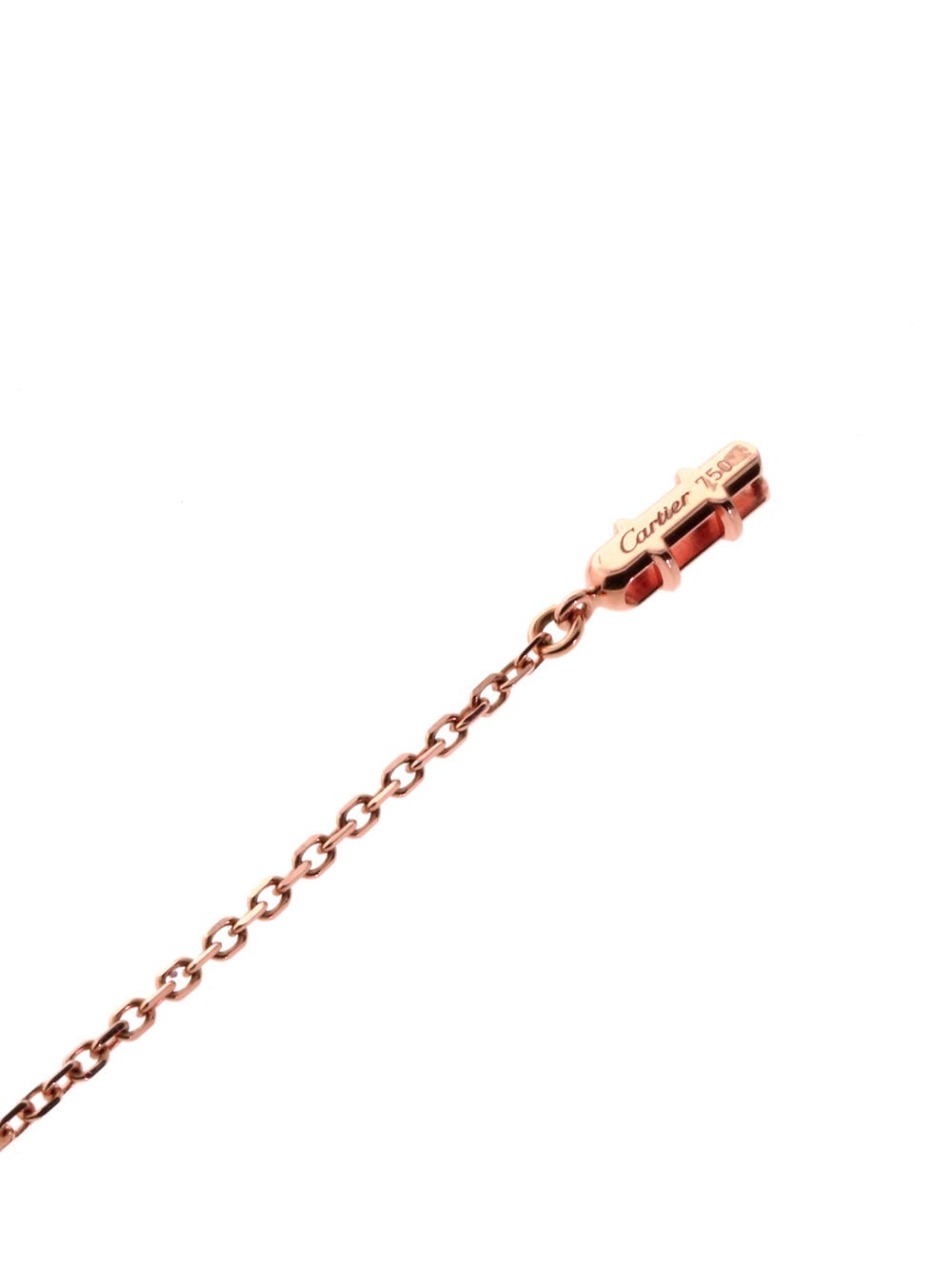 Cartier Skurrile Perlen- Rosa Quarz-Diamant-Gold-Halskette (Rundschliff) im Angebot