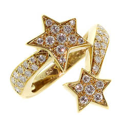 Chanel Comete Diamond Gold Ring