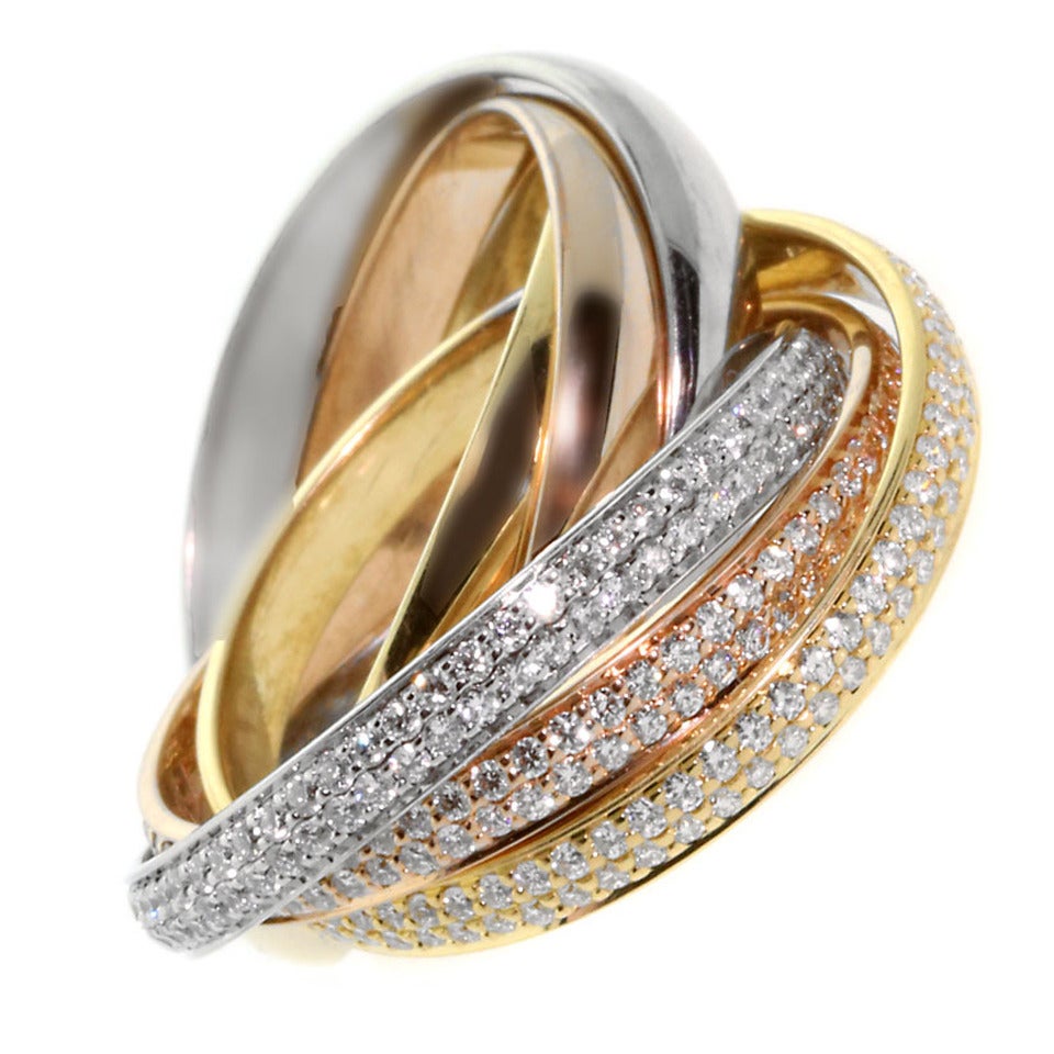 Тройное золотое кольцо