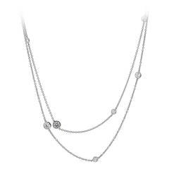 Tiffany & Co. Diamonds by the Yard Necklace in Platinum