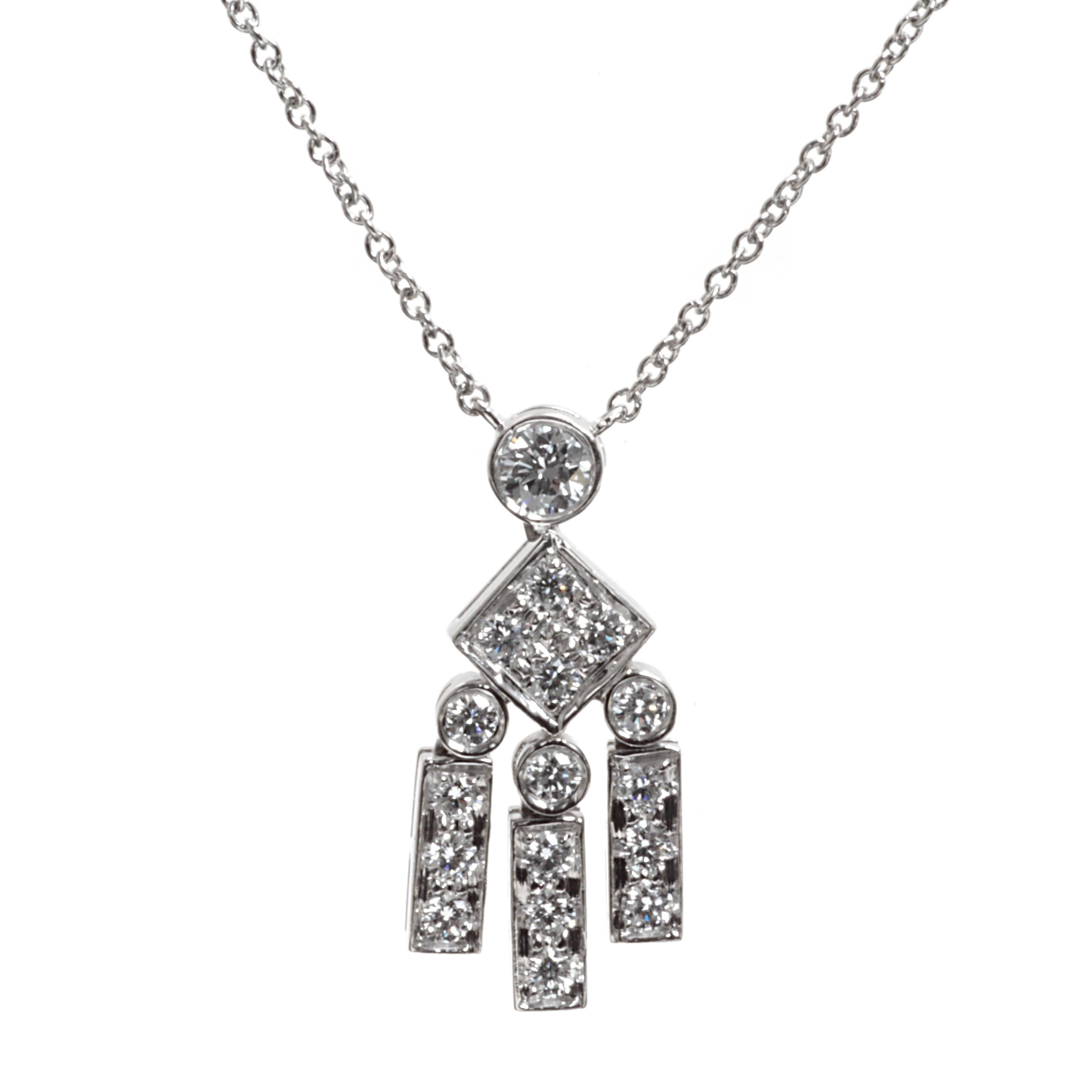 Tiffany & Co. Legacy Diamond Platinum Necklace