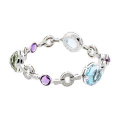 Bulgari Parentesi Diamond Gold Bracelet 7