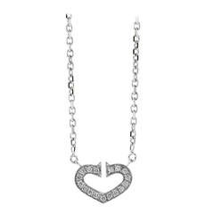 Cartier C Heart of Cartier Diamond Gold Necklace