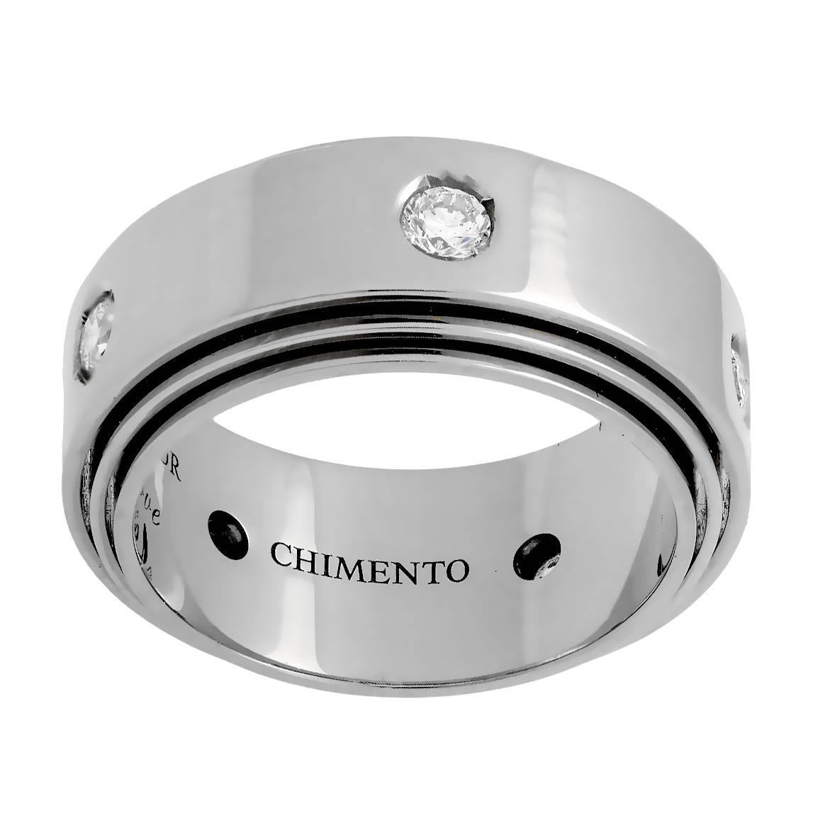 Chimento Diamond White Gold Band For Sale