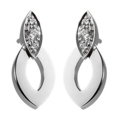 Cartier Diadea Diamond Gold Earrings