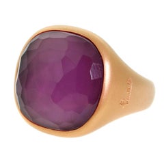 Pomellato Amethyst Rose Gold Gemstone Ring