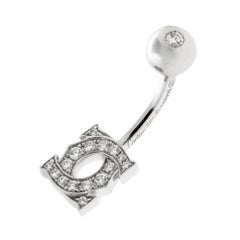 Cartier Diamond Belly Button Ring