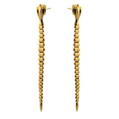 Tiffany & Co. Gold Snake Drop Earrings
