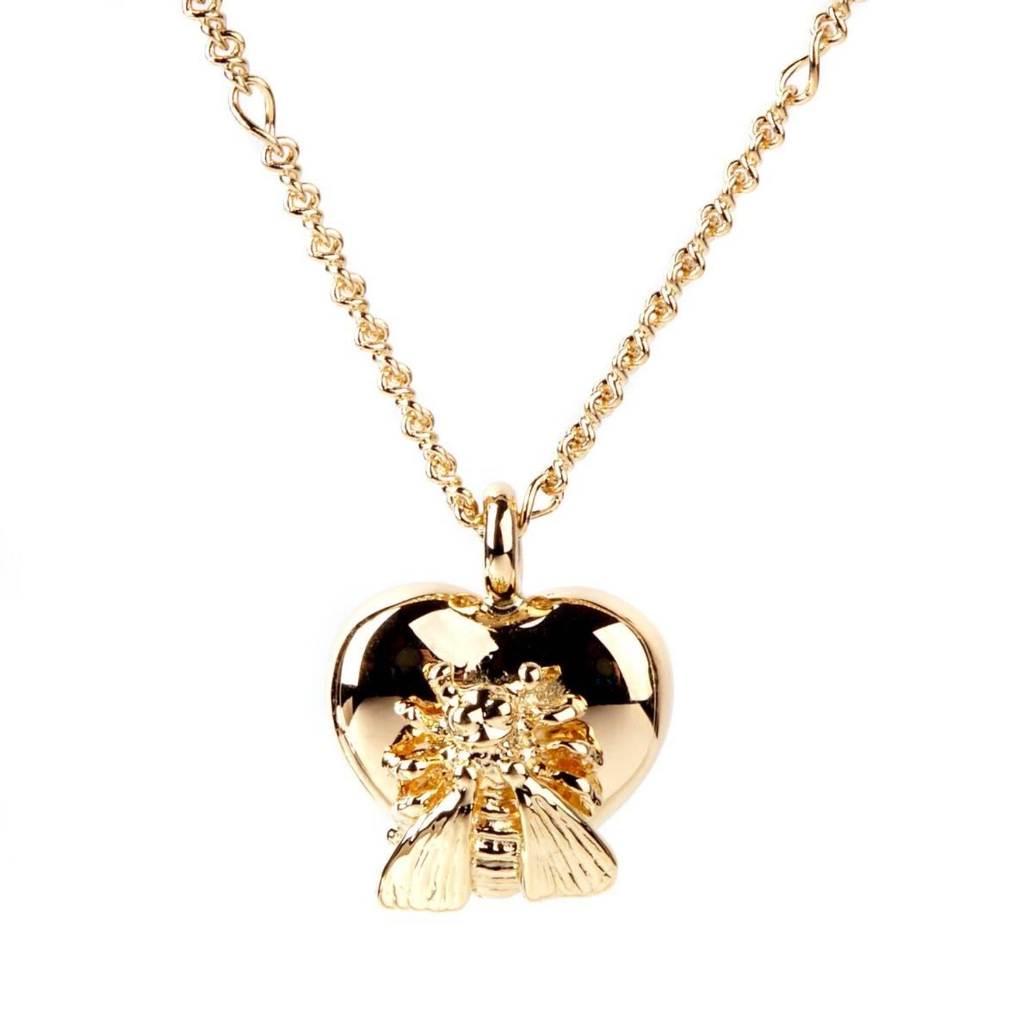 Gucci Le Marche des Merveilles Bee Gold Necklace at 1stDibs | gucci bee  necklace