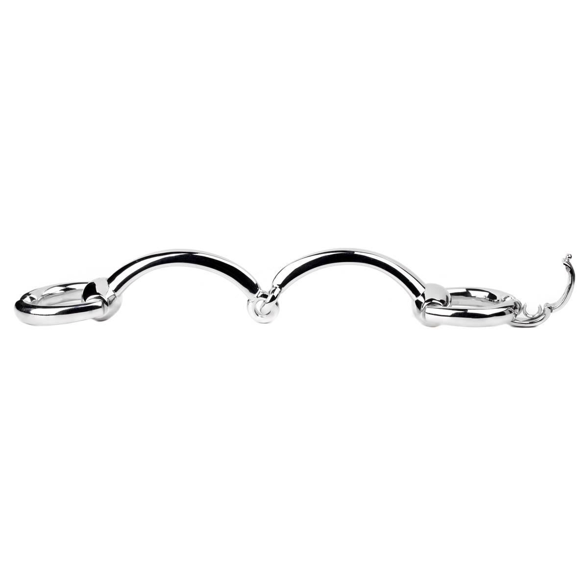 gucci horsebit bracelet silver