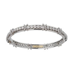 Tiffany & Co. Schlumberger Armreif „Sixteen Stone“ aus Platin mit Diamanten von insgesamt 4,32 Karat