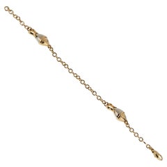 Bvlgari Naturalia Vintage Fish Station Bracelet 18K Yellow & White Gold