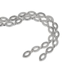 Cartier Diadea Diamond 18k White Gold Link Necklace