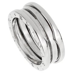 Bvlgari B.zero1 18k White Gold Band Ring