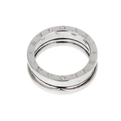 Bvlgari B.zero1 18k White Gold Band Ring