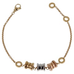 Bvlgari B.zero1 Three Elemetnt Gold Charm Bracelet