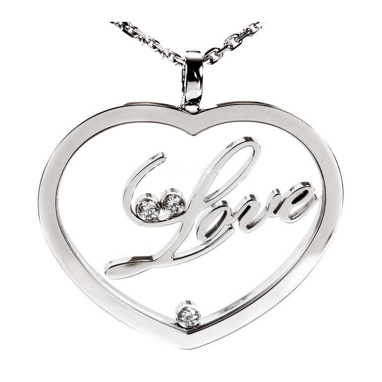 Chopard Happy Diamond Gold Heart Necklace