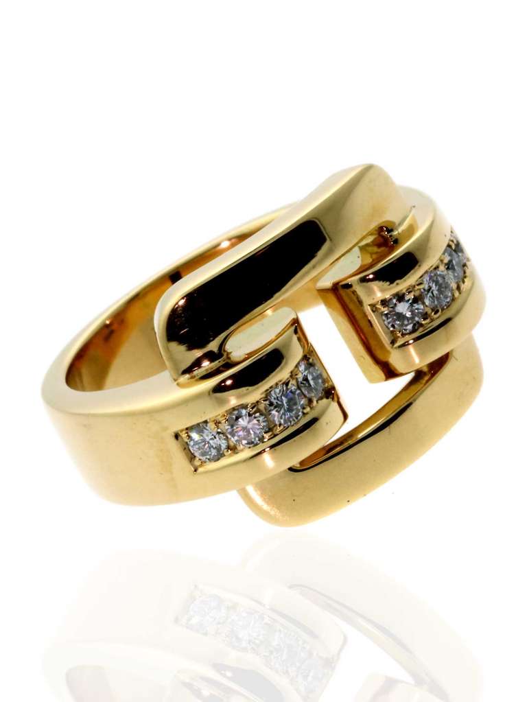 Chopard Belt Buckle Diamond Ring