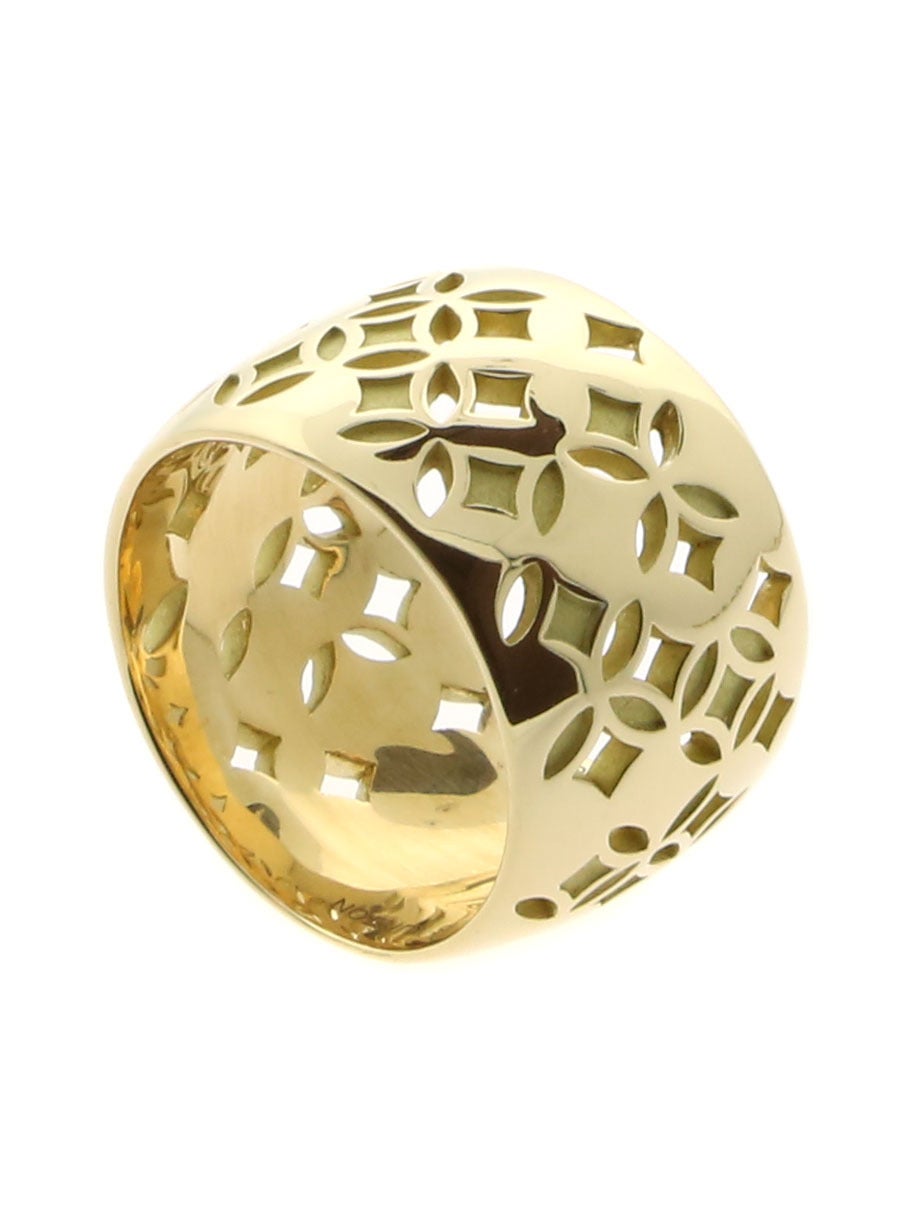 Louis Vuitton Monogram Gold Ring at 1stdibs