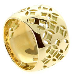 Louis Vuitton Monogram Gold Ring