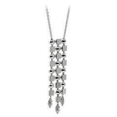 Bulgari Lucea Diamond Gold Drop Necklace