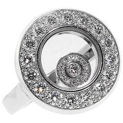 Chopard Happy Diamond Gold Cocktail Ring