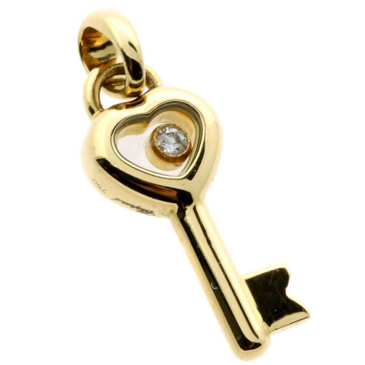 Chopard Happy Diamond Gold Key Pendant