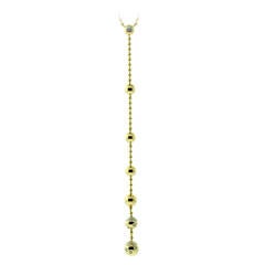 Vintage Cartier Diamond Lariat Gold Necklace