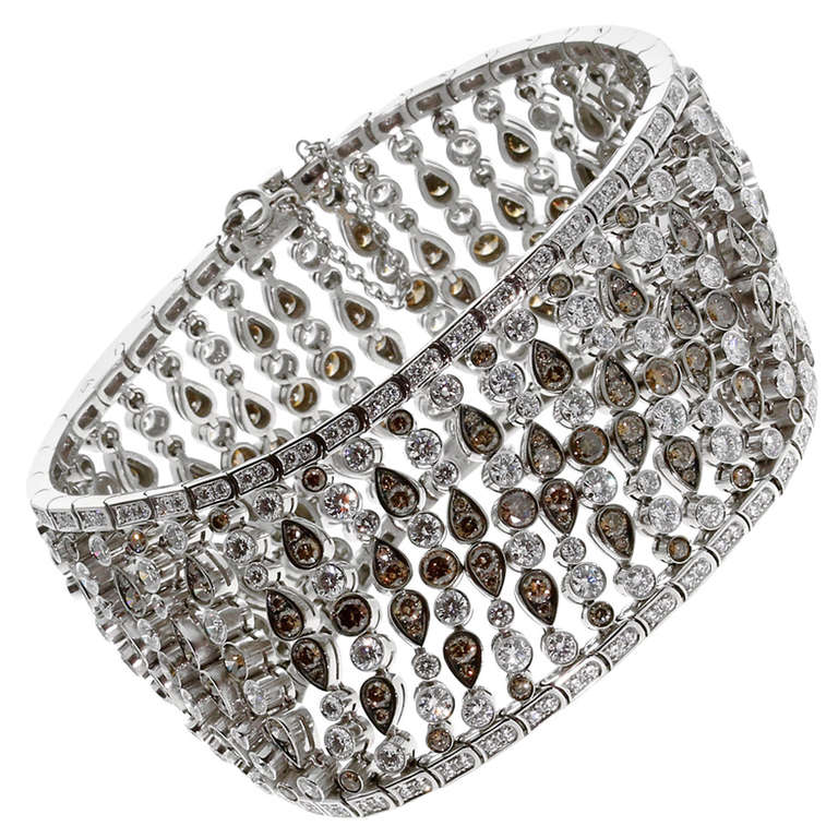 Chopard Magnificent Diamond White Gold Tennis Bracelet at 1stdibs