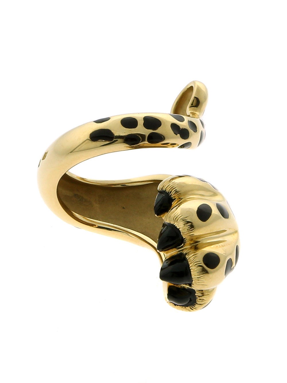 Bague Dior Mitza Panthère en or Excellent état à Feasterville, PA