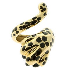 Dior Mitza Panther Gold Ring
