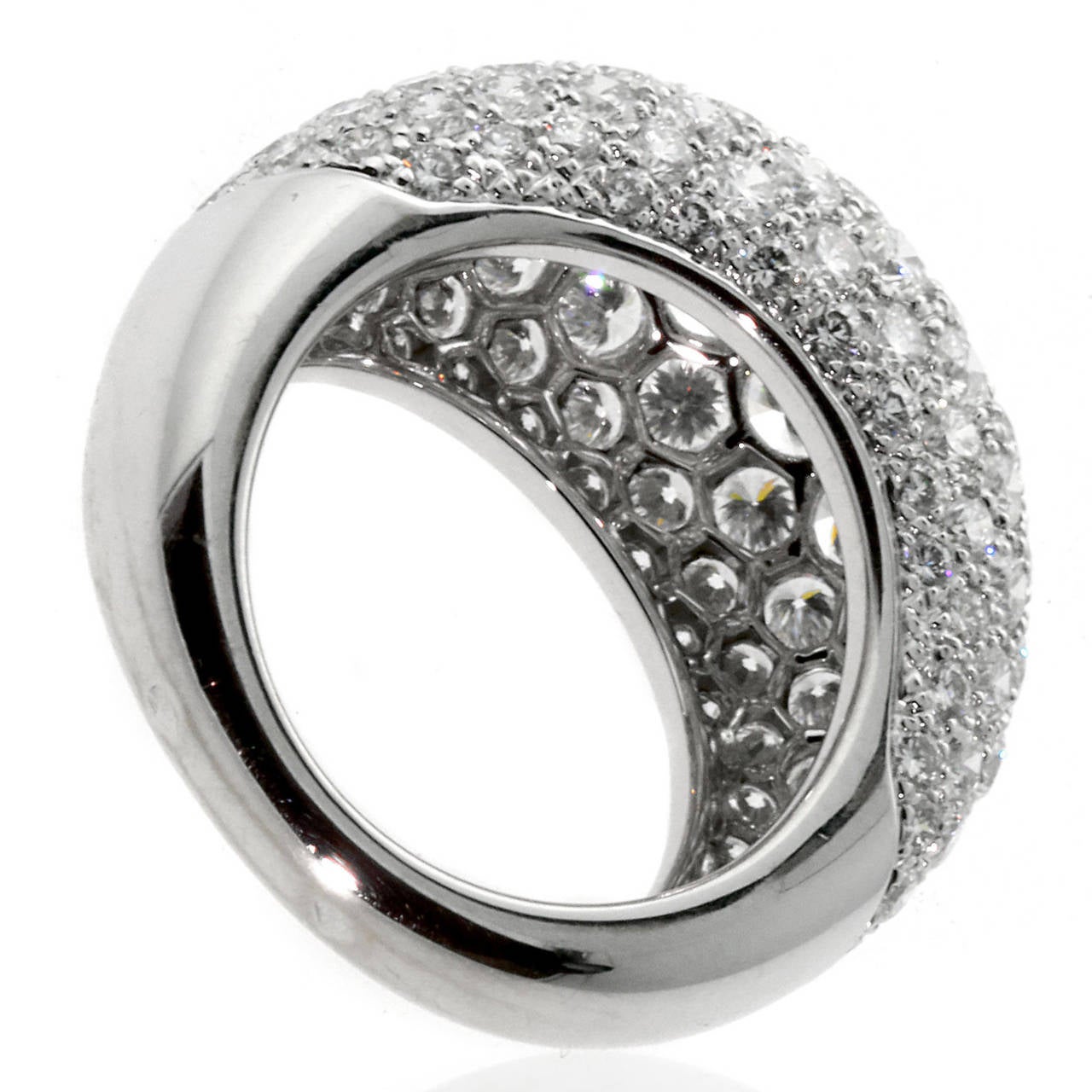Women's Van Cleef & Arpels Diamond Gold Cocktail Ring