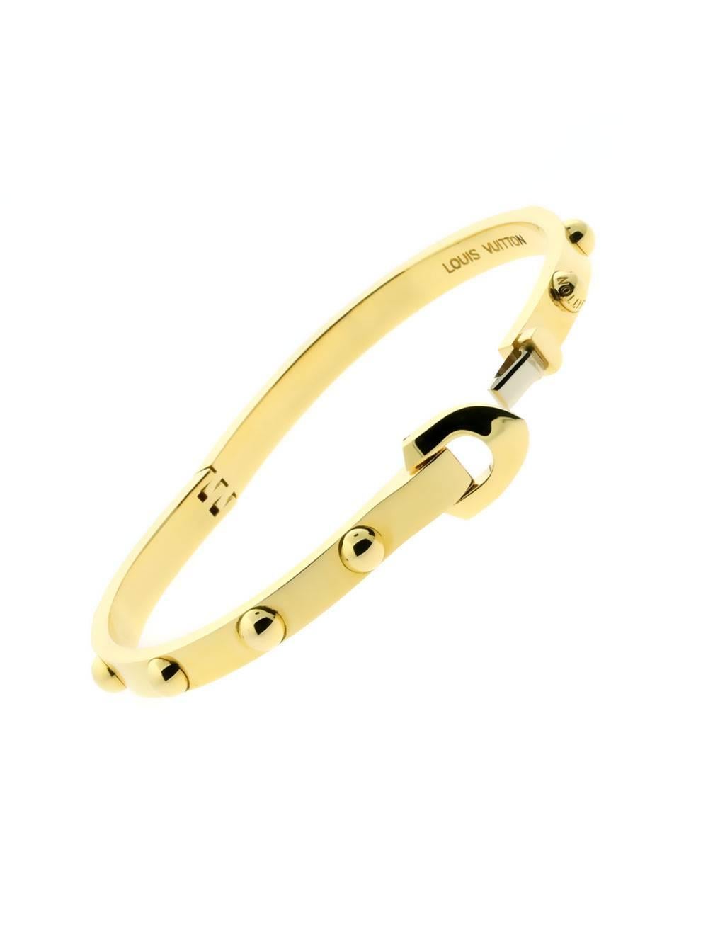 Louis Vuitton Empreinte Diamond White Gold Bracelet at 1stDibs  louis  vuitton black and gold bracelet, trefle louis vuitton, louis vuitton  diamond bangle