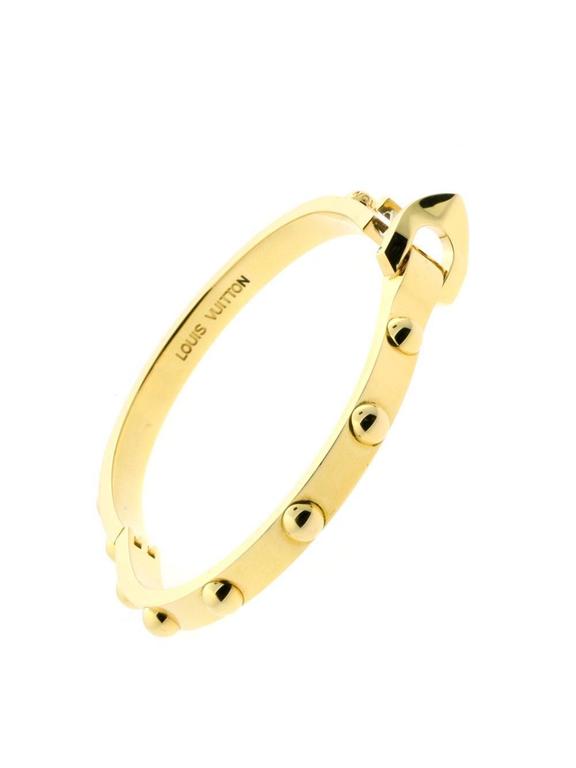 Louis Vuitton Gold Bangle Bracelet at 1stDibs  lv gold bracelet, lv bangle  gold, lv bangle bracelet