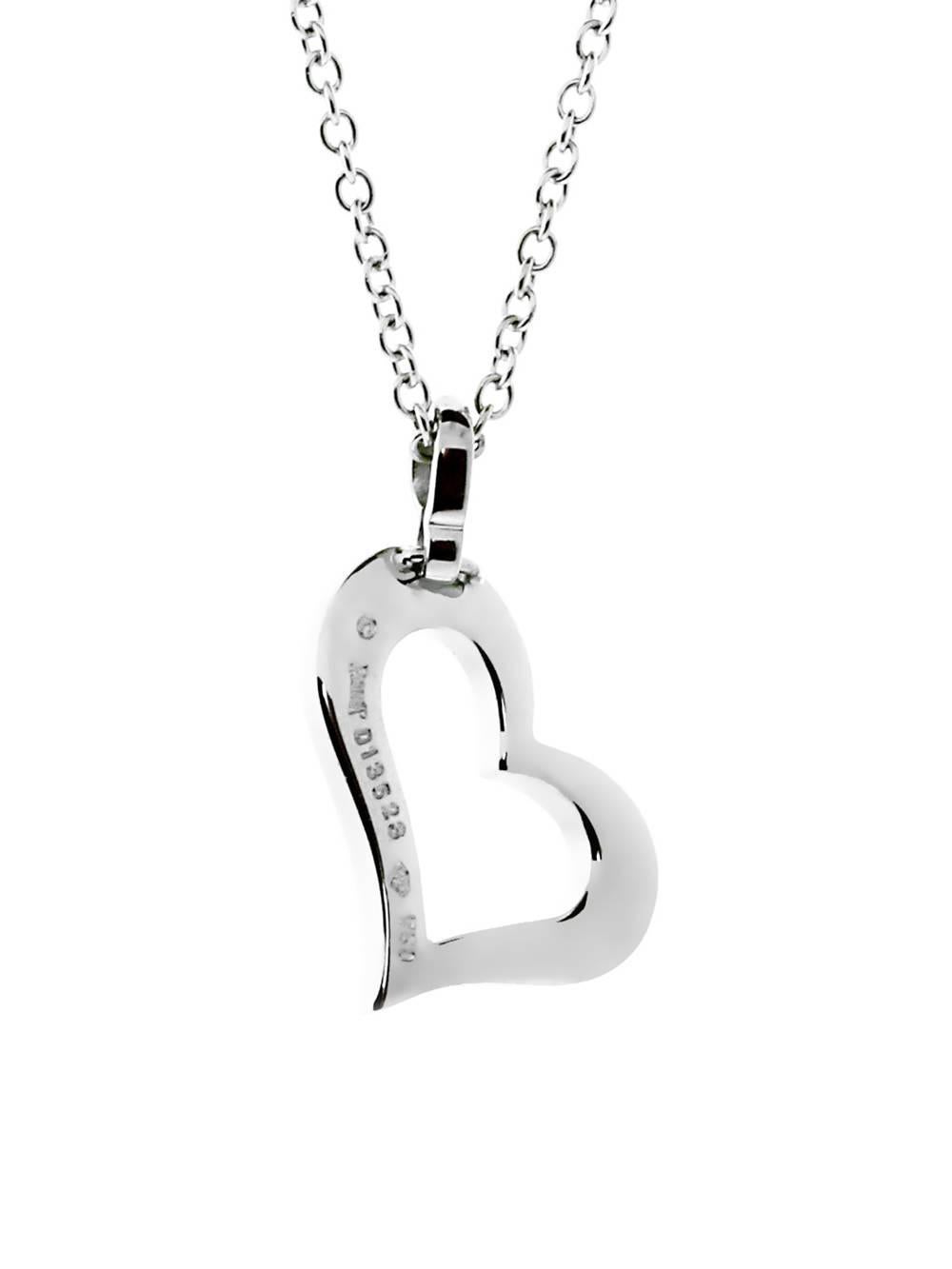 piaget heart necklace