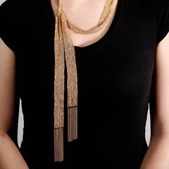Boucheron Delilah Gold Scarf Necklace