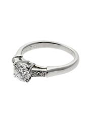 Harry Winston Diamond Platinum Engagement Ring