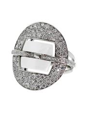 Chanel Ceramic Diamond Gold Ring
