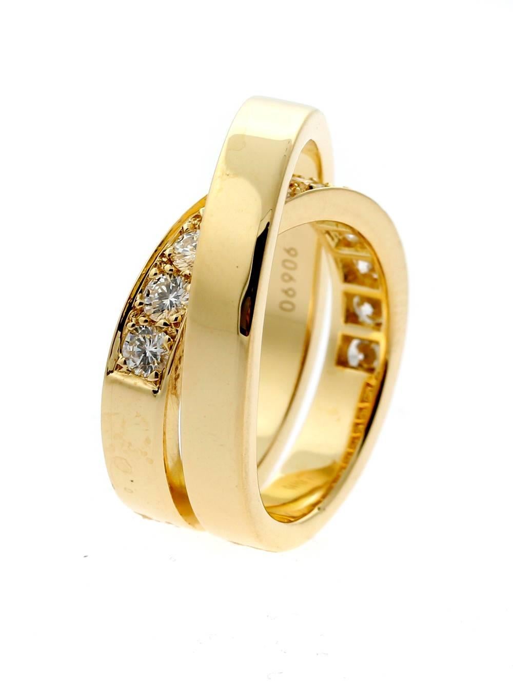 crossover ring gold