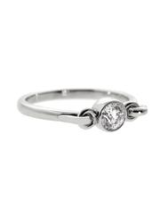 Tiffany & Co. Diamond Platinum Solitaire Ring
