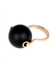 Hermes Onyx Gold Ring