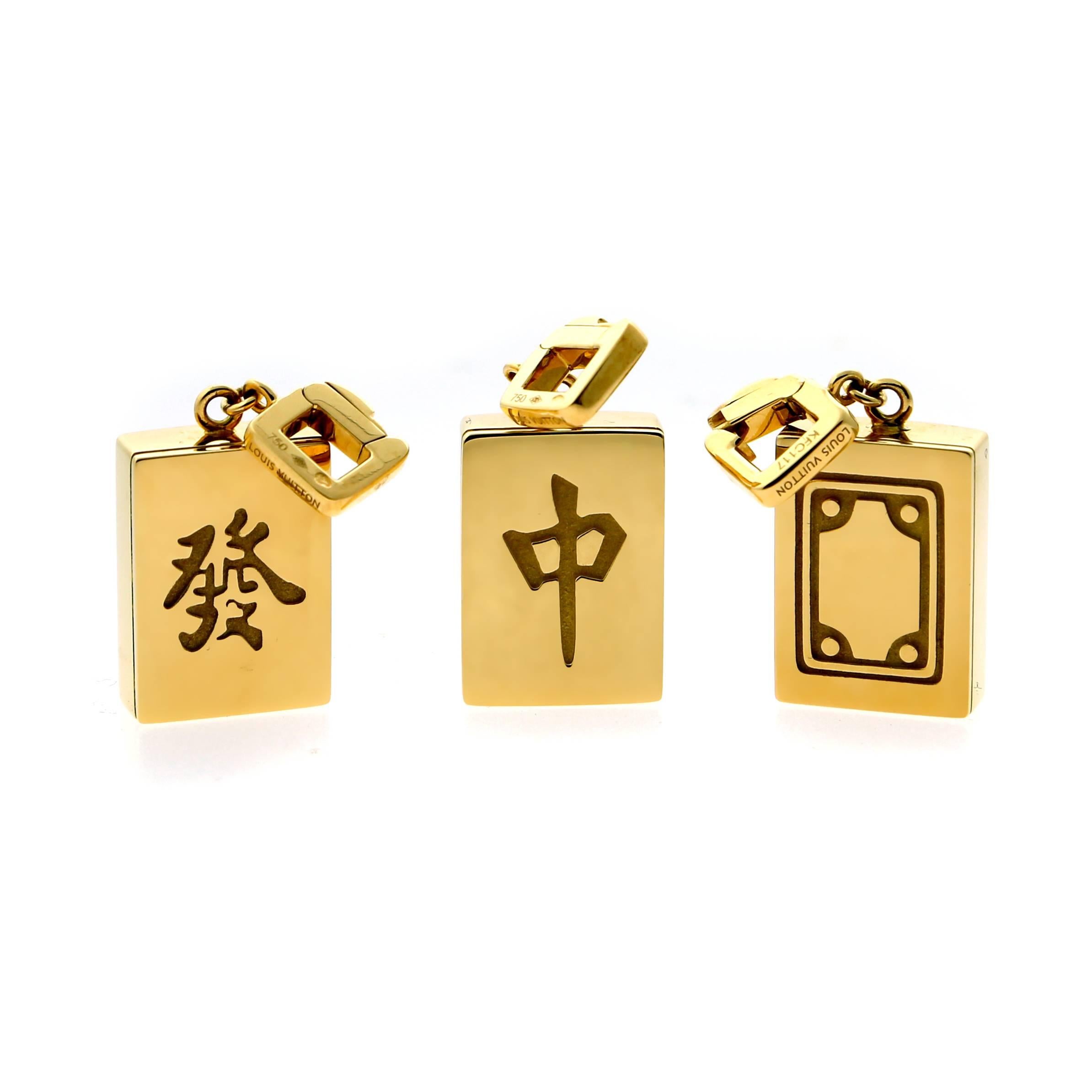 LOUIS VUITTON Damier Checkerboard Small Mahjong Bag T and B Brown - Shop  aparischic Handbags & Totes - Pinkoi