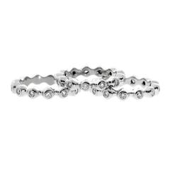 Chanel Diamond Gold Eternity Rings