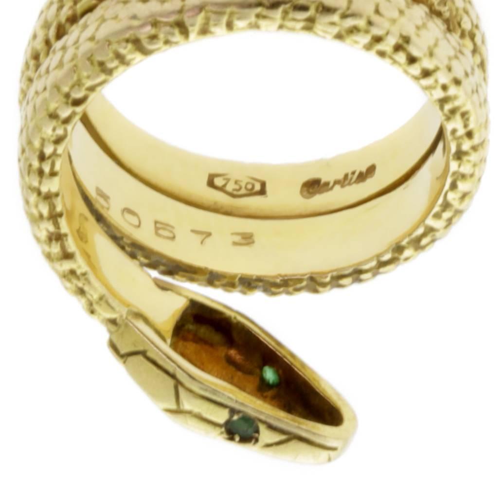 cartier snake ring
