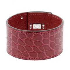 Hermes Kelly Diamond White Gold Bracelet