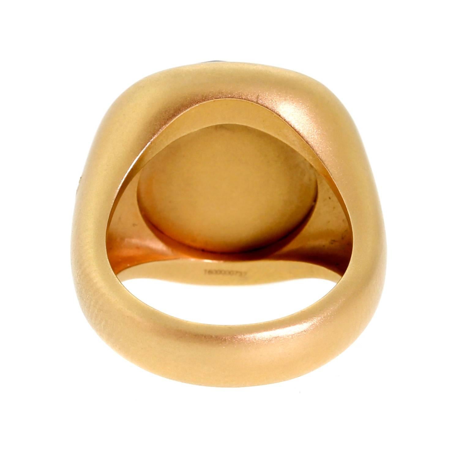 Cushion Cut Pomellato Amethyst Rose Gold Gemstone Ring