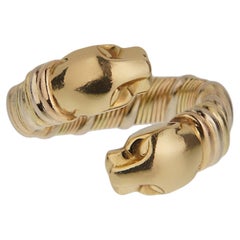 Cartier Panthere Double Head Vintage 18K Gold Ring