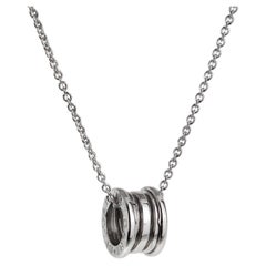 Bvlgari Bzero1 Vintage 18k White Gold Pendant Necklace