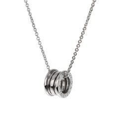 Bvlgari Bzero1 Vintage 18k White Gold Pendant Necklace