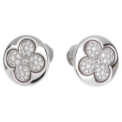Louis Vuitton „Diamond Blossom Sun“ Ohrstecker aus 18 Karat Weißgold